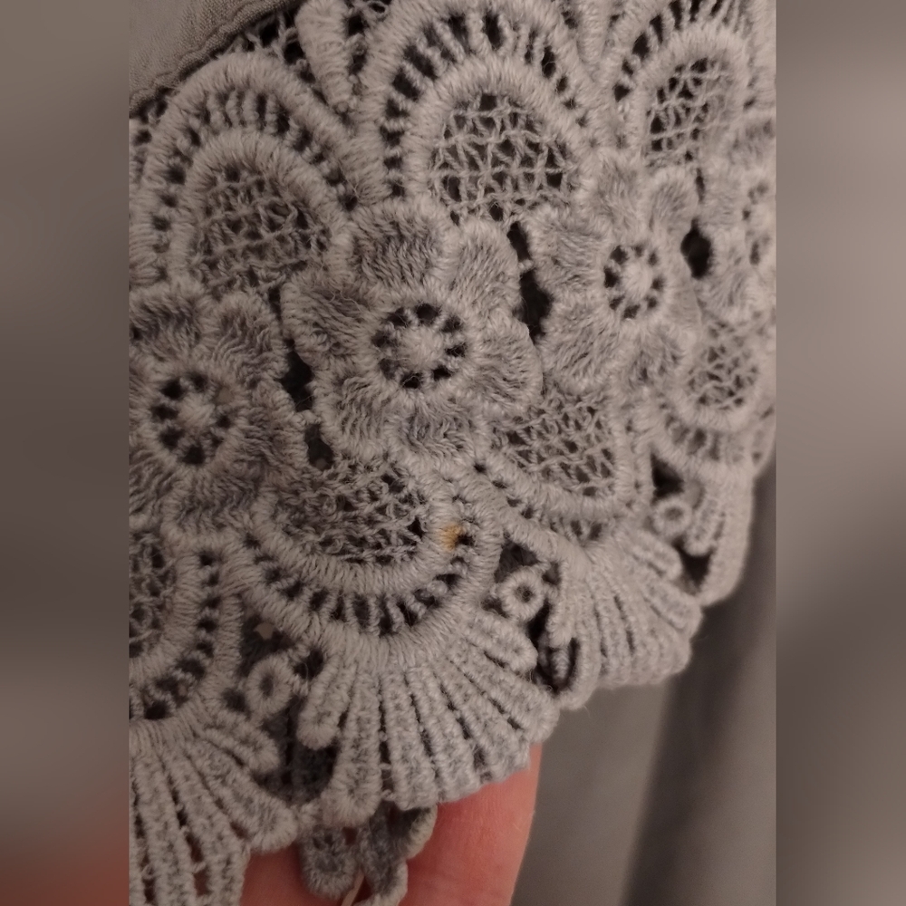 S.S. Weddings Lightweight Gray Robe - Picture 7 of 8